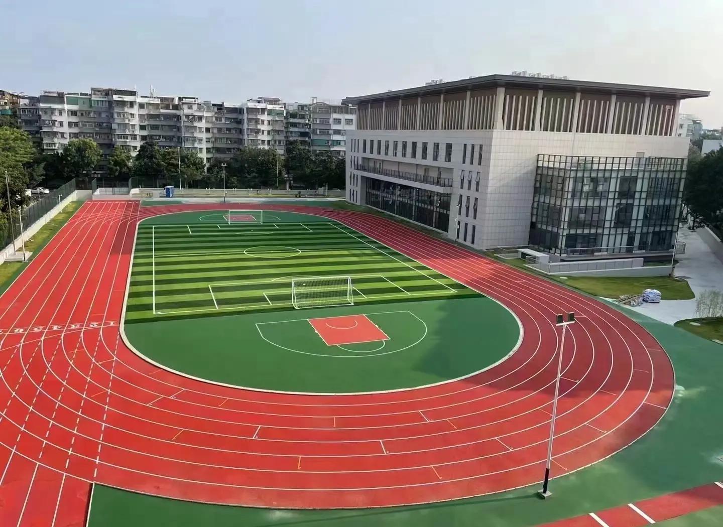 安庆市橡胶跑道塑胶篮球场 - 一站式服务